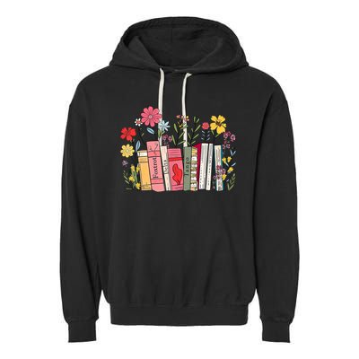 Foxtrot Delta Tango Women Book Loves Retro Funny  Garment-Dyed Fleece Hoodie