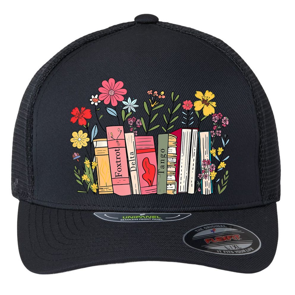 Foxtrot Delta Tango Women Book Loves Retro Funny  Flexfit Unipanel Trucker Cap