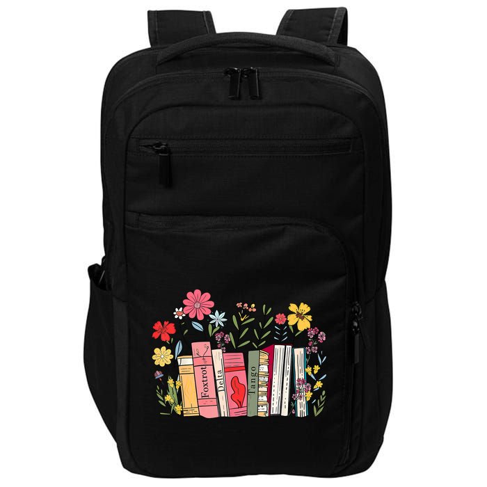 Foxtrot Delta Tango Women Book Loves Retro Funny  Impact Tech Backpack