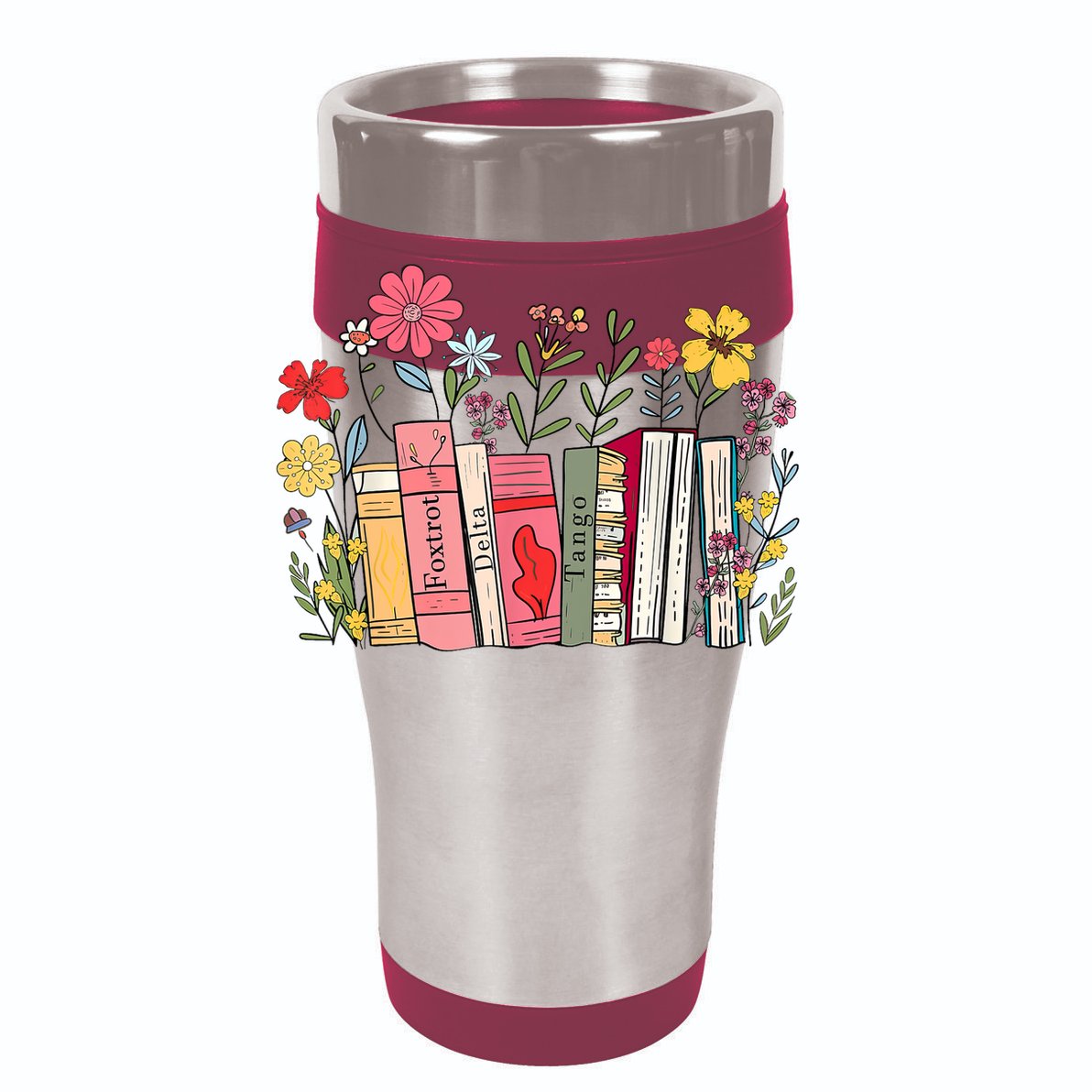 Foxtrot Delta Tango Women Book Loves Retro Funny  Sustainable Bucket Hat