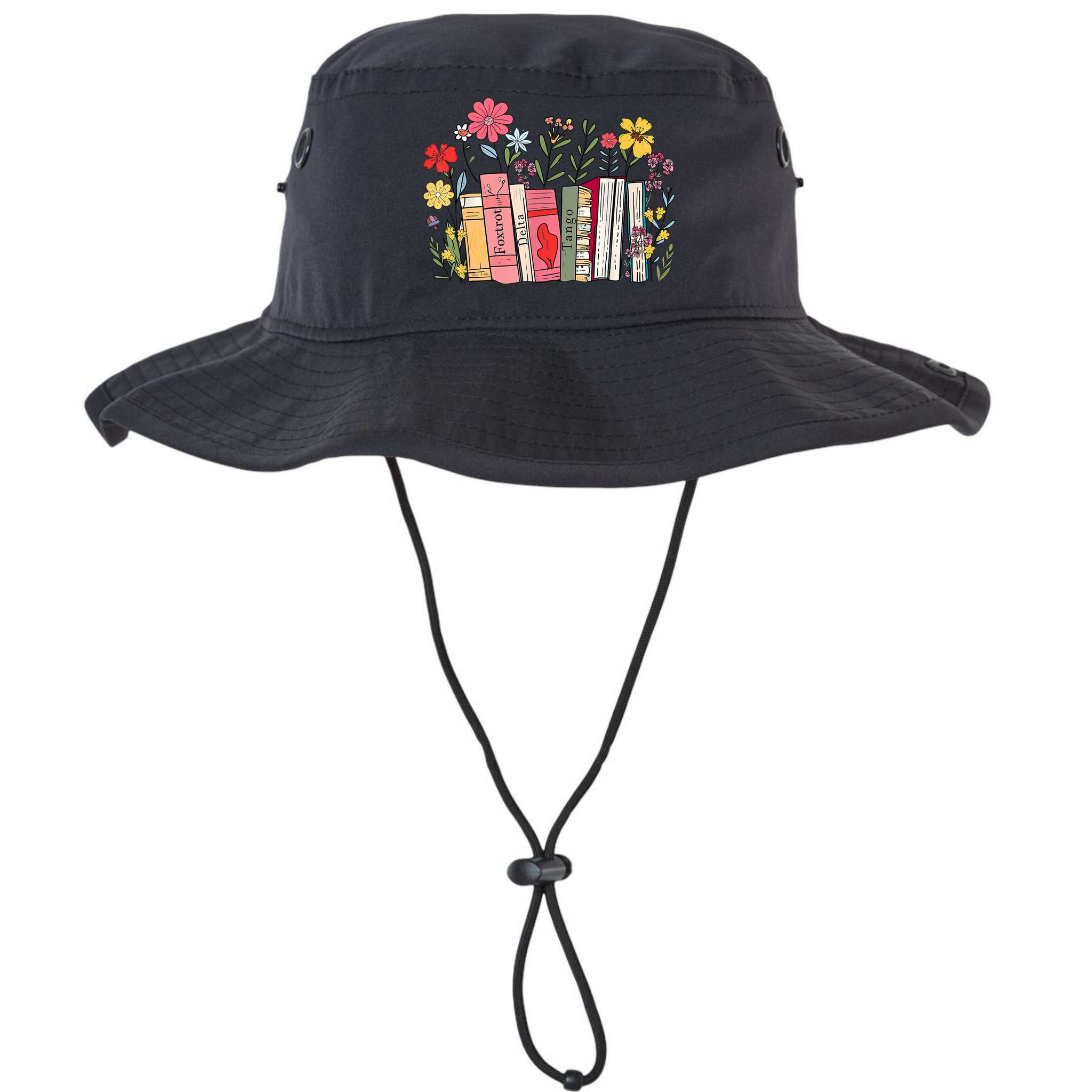 Foxtrot Delta Tango Women Book Loves Retro Funny  Bucket Hat