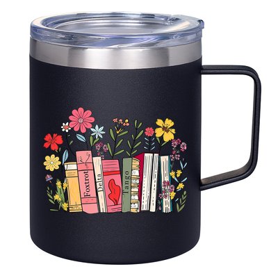 Foxtrot Delta Tango Women Book Loves Retro Funny  12oz Stainless Steel Coffee Mug