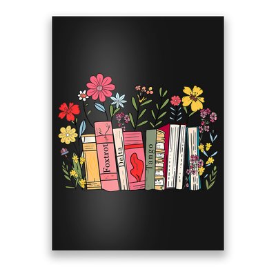 Foxtrot Delta Tango Women Book Loves Retro Funny  Poster