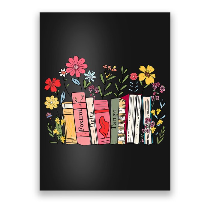 Foxtrot Delta Tango Women Book Loves Retro Funny  Poster