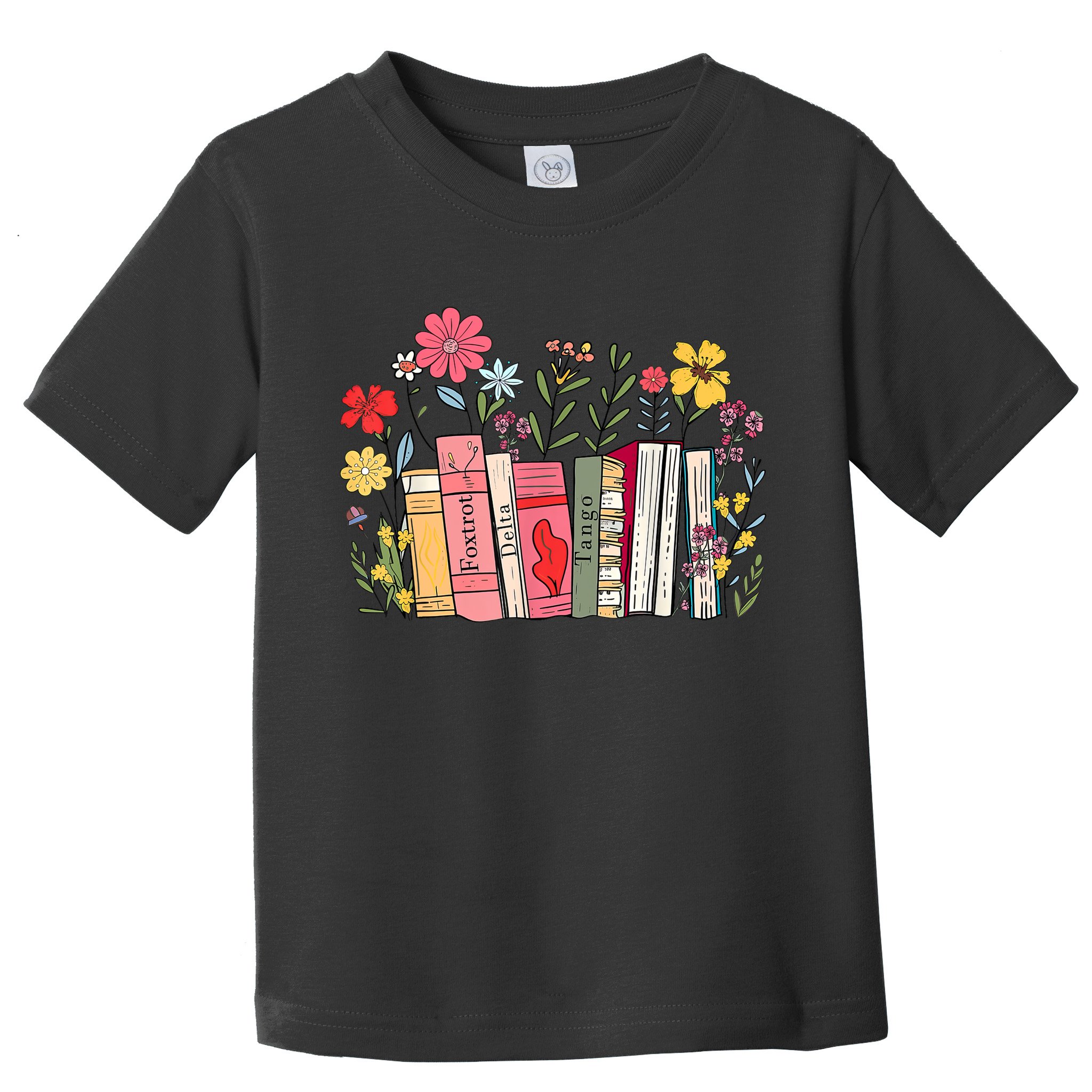 Foxtrot Delta Tango Women Book Loves Retro Funny  Toddler T-Shirt