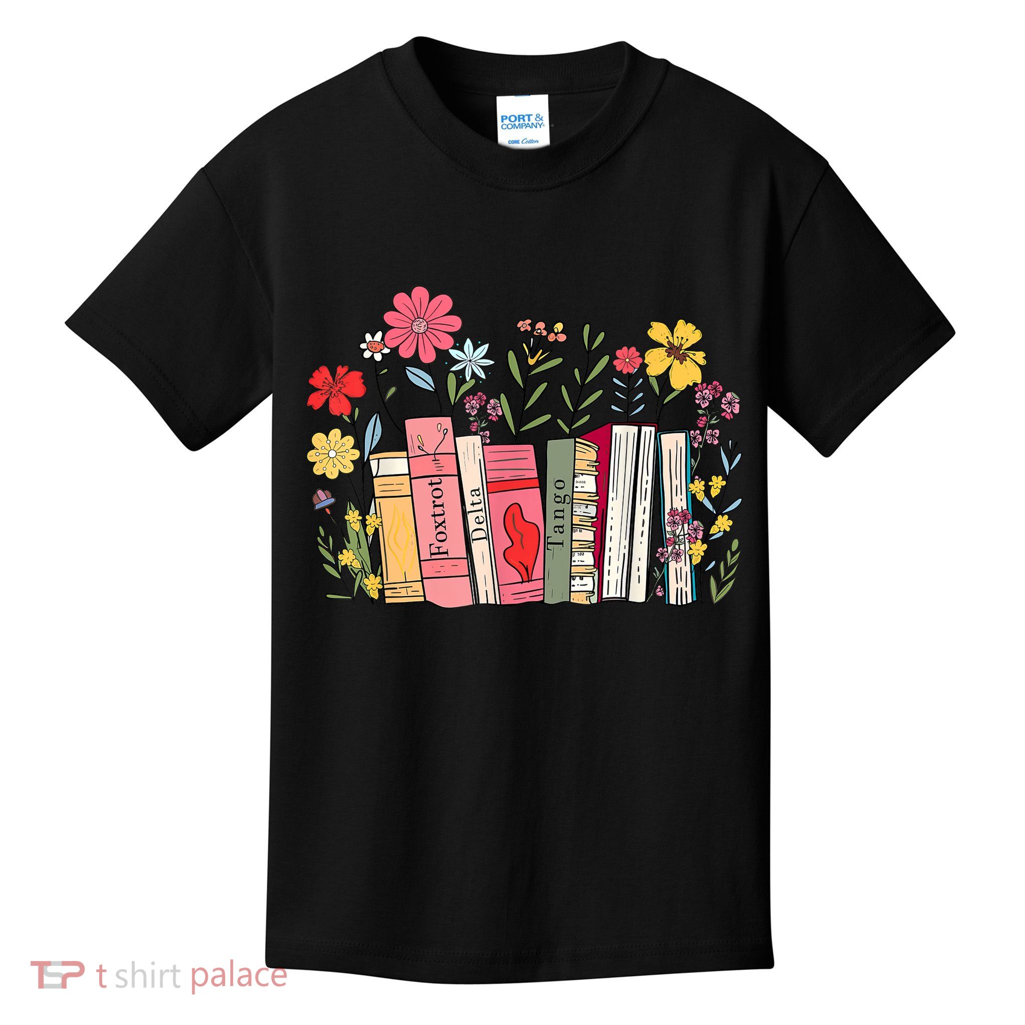 Foxtrot Delta Tango Women Book Loves Retro Funny  Kids T-Shirt