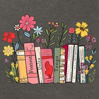 Foxtrot Delta Tango Women Book Loves Retro Funny  Cotton Canvas Backpack
