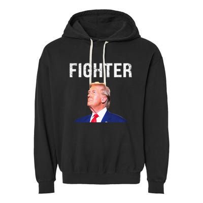 Fighter Donald Trump 2024 Garment-Dyed Fleece Hoodie