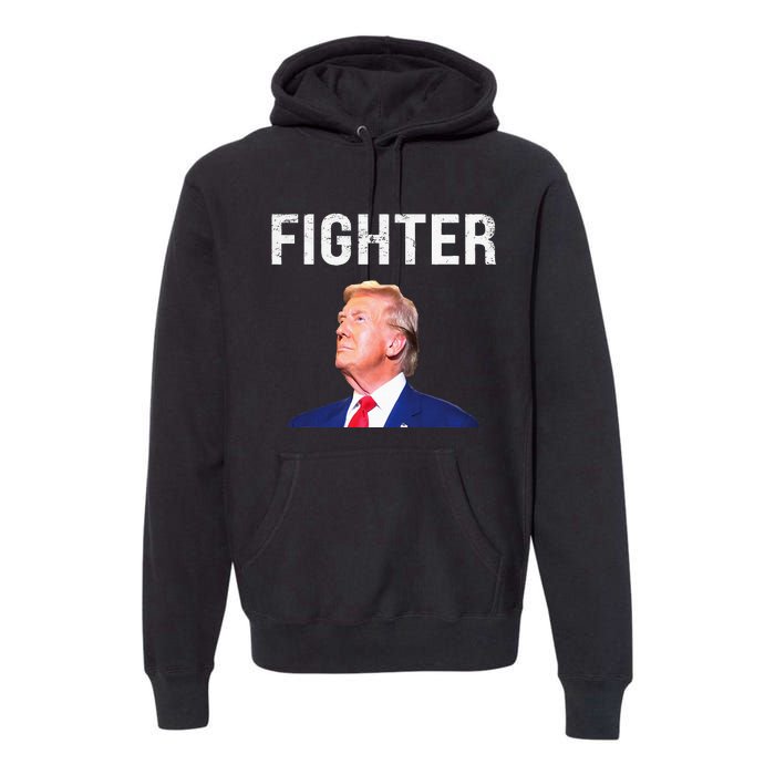 Fighter Donald Trump 2024 Premium Hoodie