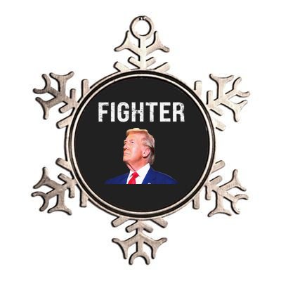 Fighter Donald Trump 2024 Metallic Star Ornament