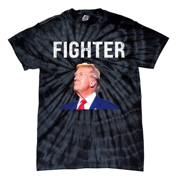 Fighter Donald Trump 2024 Tie-Dye T-Shirt