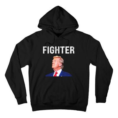 Fighter Donald Trump 2024 Tall Hoodie