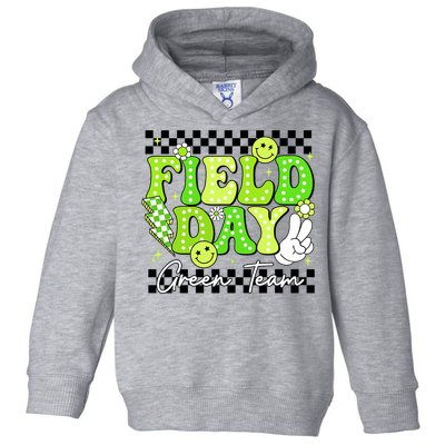 Field Day Trip Green Team Color Game Competition  Toddler Hoodie