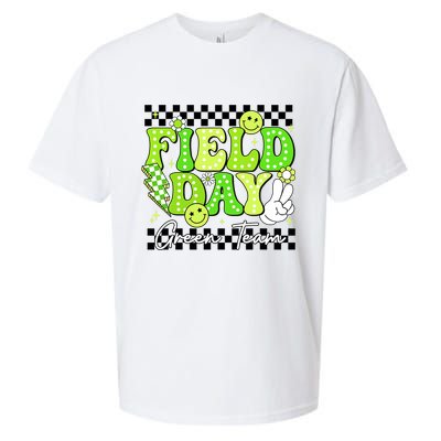 Field Day Trip Green Team Color Game Competition  Sueded Cloud Jersey T-Shirt