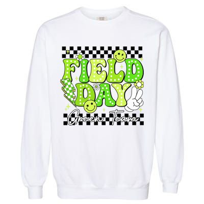 Field Day Trip Green Team Color Game Competition  Garment-Dyed Sweatshirt