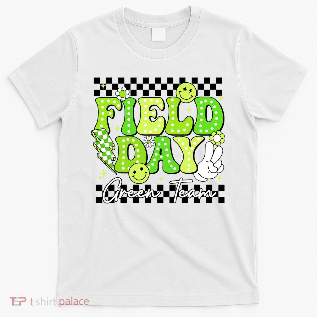 Field Day Trip Green Team Color Game Competition  T-Shirt