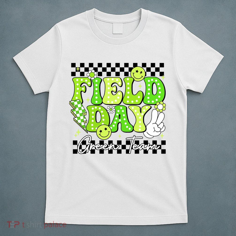 Field Day Trip Green Team Color Game Competition  T-Shirt