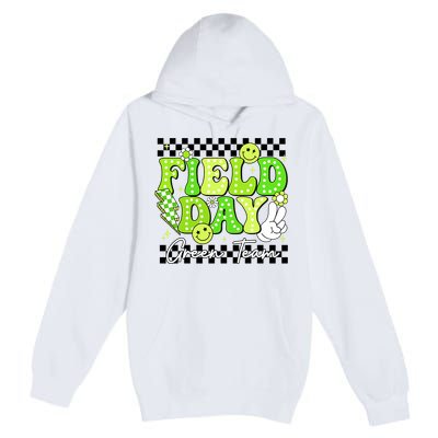 Field Day Trip Green Team Color Game Competition  Premium Pullover Hoodie