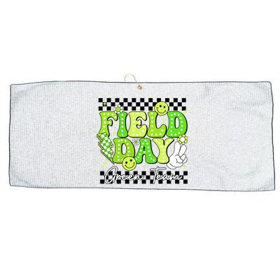 Field Day Trip Green Team Color Game Competition  Large Microfiber Waffle Golf Towel