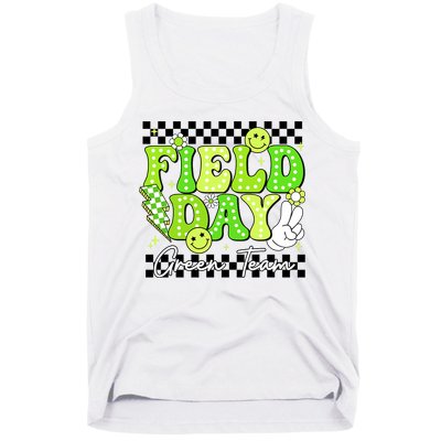 Field Day Trip Green Team Color Game Competition  Tank Top