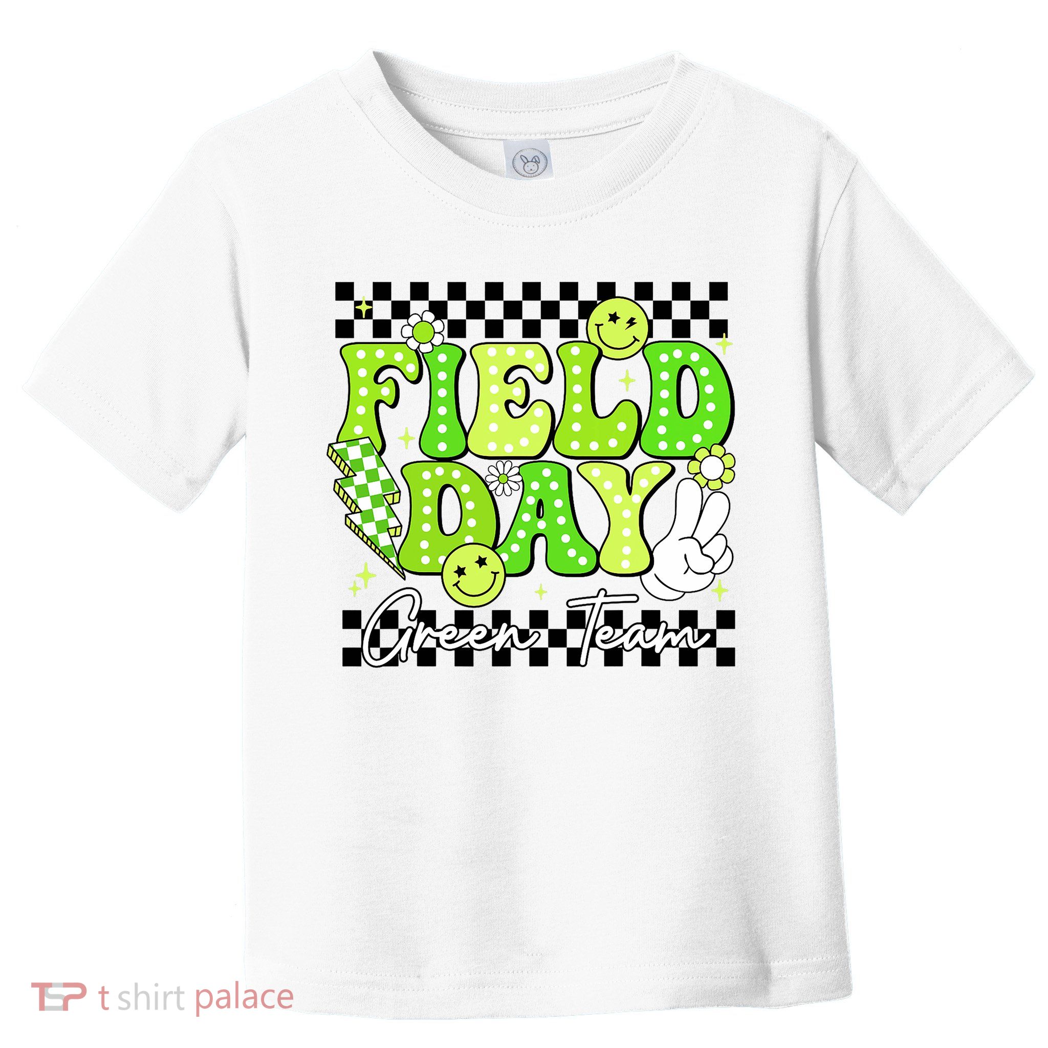Field Day Trip Green Team Color Game Competition  Toddler T-Shirt