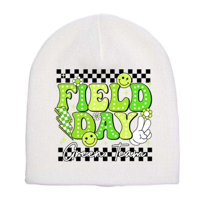 Field Day Trip Green Team Color Game Competition  Short Acrylic Beanie
