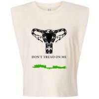 Feminist Don’T Tread On Me Uterus Don’T Tread On Me Uterus Garment-Dyed Women's Muscle Tee