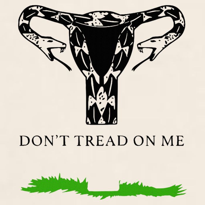 Feminist Don’T Tread On Me Uterus Don’T Tread On Me Uterus Garment-Dyed Women's Muscle Tee