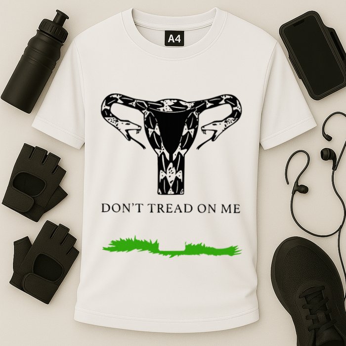 Feminist Don’T Tread On Me Uterus Don’T Tread On Me Uterus Performance Shirt