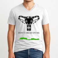 Feminist Don’T Tread On Me Uterus Don’T Tread On Me Uterus V-Neck T-Shirt