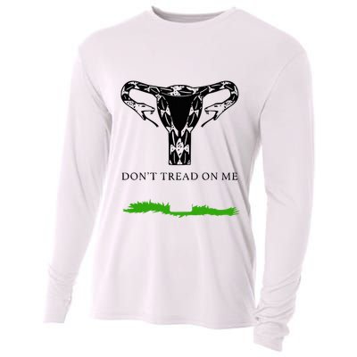 Feminist Don’T Tread On Me Uterus Don’T Tread On Me Uterus Cooling Performance Long Sleeve Crew
