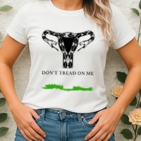 Feminist Don’T Tread On Me Uterus Don’T Tread On Me Uterus Womens T-Shirt