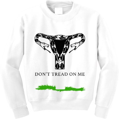 Feminist Don’T Tread On Me Uterus Don’T Tread On Me Uterus Kids Sweatshirt