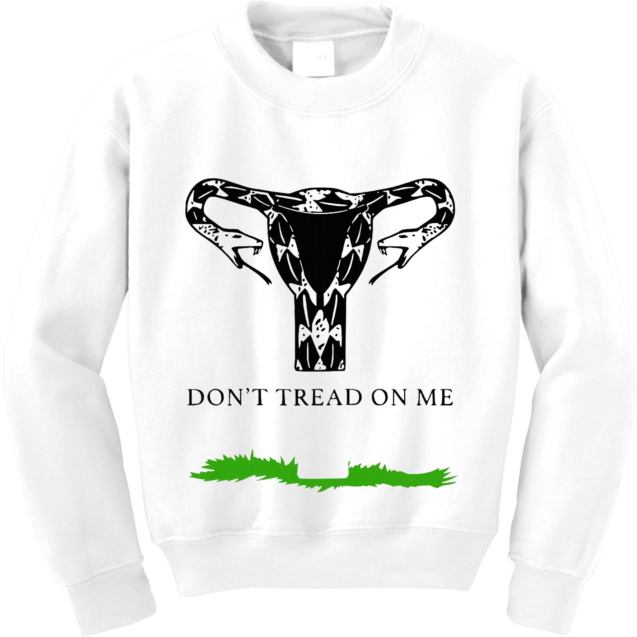 Feminist Don’T Tread On Me Uterus Don’T Tread On Me Uterus Kids Sweatshirt