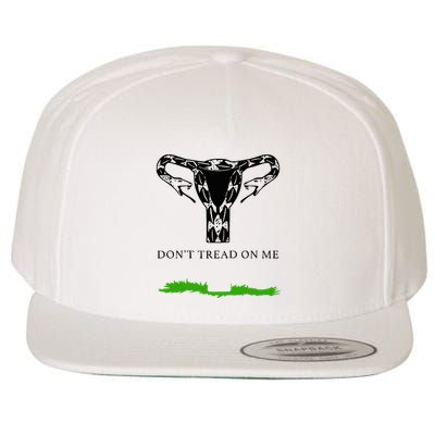 Feminist Don’T Tread On Me Uterus Don’T Tread On Me Uterus Wool Snapback Cap