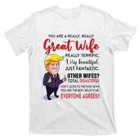 Funny Donald Trump YouRe A Really Great Wife Wife Life T-Shirt