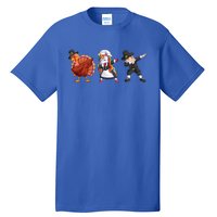 Funny Dabbing Turkey Unicorn Pilgrim Happy Thanksgiving Cute Gift Tall T-Shirt