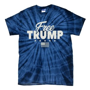 Free Donald Trump American Flag Trump Apparel Tie-Dye T-Shirt