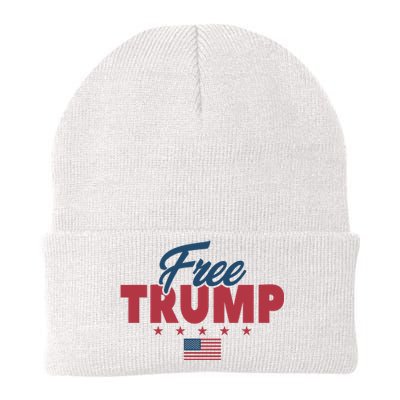 Free Donald Trump American Flag Trump Apparel Knit Cap Winter Beanie