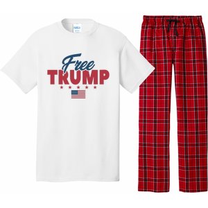 Free Donald Trump American Flag Trump Apparel Pajama Set