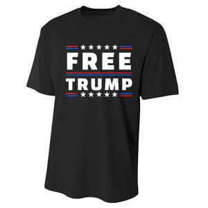 Free Donald Trump Republican Support Performance Sprint T-Shirt