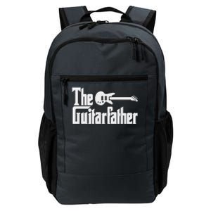 Fathers Day The Guitarfather Musician Guitarist Dad Gift Daily Commute Backpack