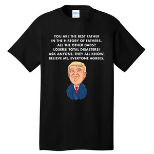 Funny Donald Trump Father's Day Gift Tall T-Shirt