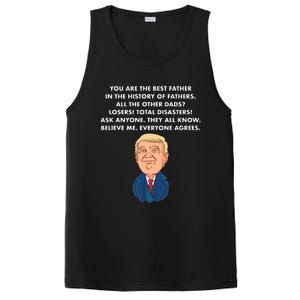 Funny Donald Trump Father's Day Gift PosiCharge Competitor Tank