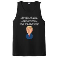 Funny Donald Trump Father's Day Gift PosiCharge Competitor Tank