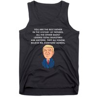 Funny Donald Trump Father's Day Gift Tank Top