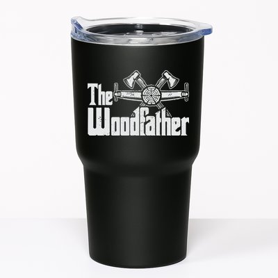 Fathers Day The Woodfather Woodworker Father Tumbler
