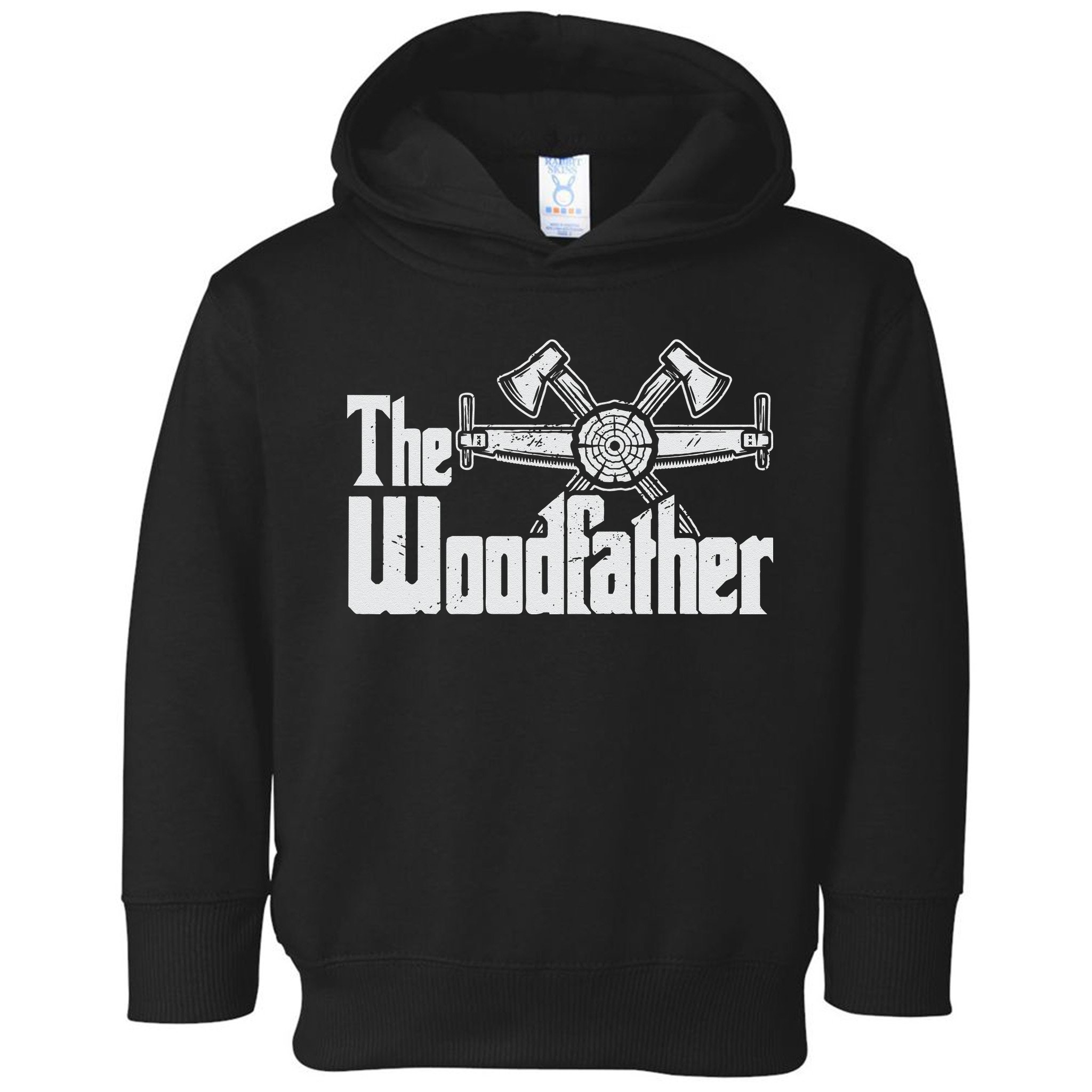 Fathers Day The Woodfather Woodworker Father Toddler Hoodie