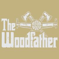 Fathers Day The Woodfather Woodworker Father Cooling Performance Crew T-Shirt