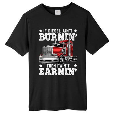 Funny Diesel Trucker Big Rig Semitrailer Truck Driver Tall Fusion ChromaSoft Performance T-Shirt